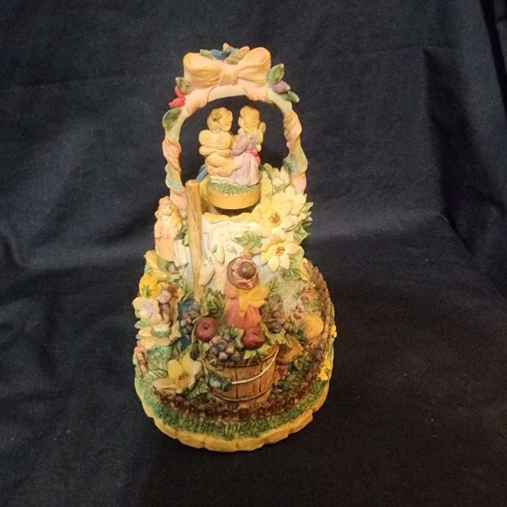 Tune Wind Beneath My Wings Music Figurine Fairies,‎ Water Pitcher, Mushroom